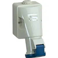 Schneider Electric 83116 Wandsteckdose, 32A, 2p+E, 200-250 V AC, IP44