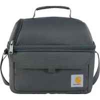 Carhartt Insulated 12 Can Two Compartment Lunch Cooler gravel (039) OS