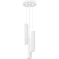 Sollux Pendelleuchte KARBON 3P weiß 3xGU10 10W Aluminium 108x19.5x19.5cm