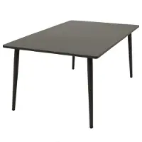 Degamo Gartentisch Esstisch DENVER 100x160cm, Metall anthrazit