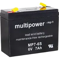 Multipower Blei Akku MP7-6S