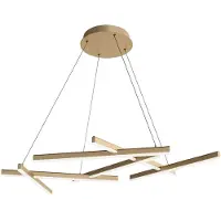 Maytoni MOD016PL-L75MG4K, LED, 4000 K, 3500 lm, IP20, Gold