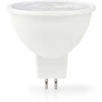 Nedis LED-Lampe GU5.3 - Spot - 6.5 W - 550 lm - 2700 K - Dimmbar - Warmweiss - Klar - Anzahl der Lampen in der Verpackung: 1 Stück