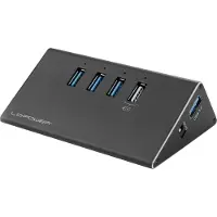 LC-Power LC-HUB-ALU-2B-4 4-Port schwarz aktiv