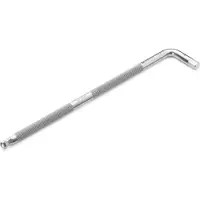 PB Swiss Tools 6-kant-Winkelschraubendreher, lang verchromt 2 mm 103×19 mm
