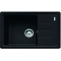 Franke Malta - Fragranit Spülbecken BSG 611-62, 620x435 mm, schwarz matt 114.0661.515
