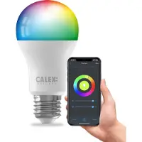 Calex Smart LED-Außenlampe, E27, A19, 9,4W, RGB, Bluetooth-Mesh, Dimmbar