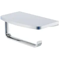 Steinberg Serie 450 Toilettenpapierhalter, mit Ablage, 4502820, Farbe: Chrom