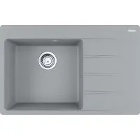 Franke Centro - Fragranit-Spüllbecken CNG 611-78 TL/2, 780x500 mm, Felsgrau 114.0637.516