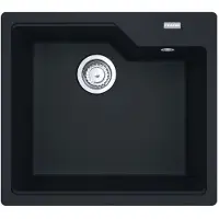 Franke Urban - Fragranit Küchenspüle UBG 610-56, 560x500 mm, schwarz matt 114.0700.066