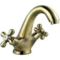 Ferro Stand-alone Waschtischarmatur Bronze