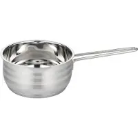 Elo Basic Topfserie Brillant Stielkasserolle, Edelstahltopf mit Stielgriff geeignet für alle Herdarten, Durchmesser: 16 cm
