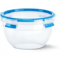EMSA CLIP & CLOSE FRISCHHALTEDOSE RUND, Box, Rund, 1,1 l, Transparent, Polypropylen (PP), Thermoplastisches Elastomer (TPE), Deutschland
