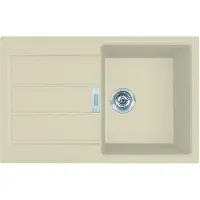 Franke Sirius 2.0 - Tectonite Spülbecken S2D 611-78, 780x500 mm, beige 143.0670.896