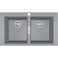 Franke Sirius 2.0 - Tectonitspülbecken S2D 620-86, 860x500 mm, grau 143.0650.970