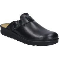 Josef seibel Metz 265 Clogs Hochwertiges Material für ultimativen Komfort, Rutschfeste, leichte Sohle für sicheres Gehen, Stilvolle Schnalle als elegantes Detail schwarz 47 EU