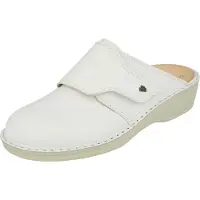 Finn Comfort Bequeme Pantolette Aussee, Damen, Weiß, Leder, NEU - Damenschuhe Pantolette / Zehentrenner, Weiß