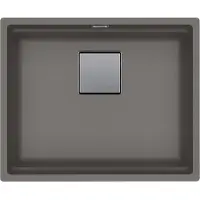 Franke Kubus 2 - Fragranitspüle KNG 110-52, 560x460 mm, steingrau 125.0641.422
