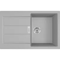 Franke Sirius 2.0 - Tectonite-Spüle S2D 611-78, 780x500 mm, Grau 143.0613.585