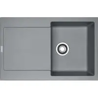 Franke Maris - Fragranit Spülbecken MRG 611, 780x500 mm, steingrau 114.0284.846