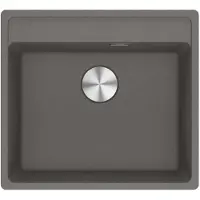 Franke Maris - Fragranit Küchenspüle MRG 610-52 RTL, 560x510 mm, grauer Stein 114.0661.386