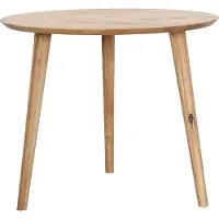 Lomadox Esstisch rund, 90cm Durchmesser, Wildeiche massiv geölt, TARVA-69