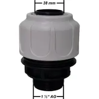 T.I.P. Schwimmbadfilter-Schlauchanschluss, 38 mm; 30967
