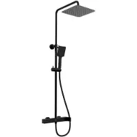 Hak CUBEMIX Duschsäule, Schwarz matt