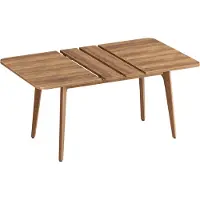 Vasagle Esstisch, Esszimmertisch, Küchentisch, ausziehbare Tischplatte, 120 kg belastbar, für Esszimmer, Büro, Arbeitszimmer, schlichtes Design