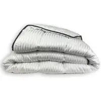 Abeil Schwarze, extra warme Winter Bettdecke 200x200 cm mit schwarzen Paspeln