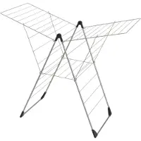 Tomado 716549, Wäscheständer, Schwarz, Edelstahl, 1 Stück(e)