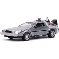 Jada Time Machine Back to the Future 2 1:24 Die-cast Spielzeugauto mit zu öffnenden Türen, 253255021