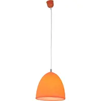 Näve 6063598 Silikon Pendelleuchte ; Farbe: Orange