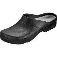 Feldtmann Euromax *VEILCHEN* - GARTEN CLOGS Clogs & Hausschuhe in Übergrößen Schwarz 35015 große Unischuhe, Größe:37/38