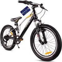 Sun baby Kinderfahrrad Jungenfahrrad 20 Zoll Fahrradstoßdämpfer mit SHIMANO 6-Gang Verdant Juniper schwarz