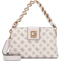 GUESS Damen Schultertasche aus Polyurethan mit zahlreichen Fächern, 25x7x16cm