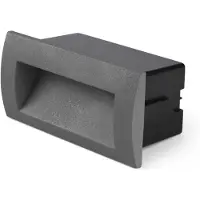 Faro 70147, Wandbeleuchtung für den Außenbereich, Grau, Aluminium, IP65, I, 1 Glühbirne(n)