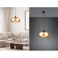 Meine Wunschleuchte Ausgefallene LED Küchenpendelleuchten, rosegold Hängelampen für über Kochinsel
