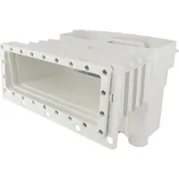Aquasphere Fluidra Astralpool Skimmer Unik ABS | 25 L | Messing Gewindehülsen | f. Folienbecken | Weiß
