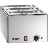 Bartscher Wasserbad / Bain Marie 3x 1/3GN, 150 mm tief