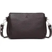 Adax Schultertasche Dea, dunkel-braun(dunkelbraun), Gr. - braun 619-31-00064