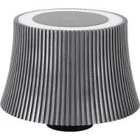 LINDBY LED-Akkutischleuchte Linor, rauchgrau, USB, dimmbar