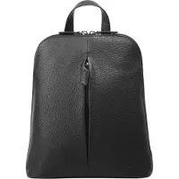 Betty Barclay Cityrucksack , Damen, Gr. B/H/T: 33cm x 24cm x 9cm, onesize, schwarz, Leder, Rindsleder, unifarben, Rucksäcke Cityrucksack, echt Leder