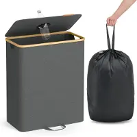 Songmics Pfandflaschen-Sammelbehälter, 135 L Flaschensammler Leergut, Recycling