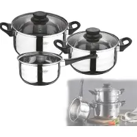 San Ignacio Toledo Kochtopfset 5 Einheiten Silber Silber One Size