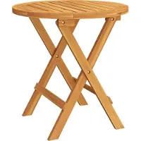 Syfax Bistrotisch Ø46x47 cm Massivholz Akazie