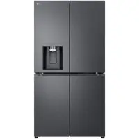 LG Multi Door "GMF961EV6C", Energieeffizienz: C, essence schwarz steel, B:91,4cm H:179,2cm T:73,3cm, Kühlschränke, Wassertank, Multi Door, Topseller