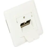 GOOD CONNECTIONS Netzwerkdose CAT6 Unterputz geschirmt perlweiß