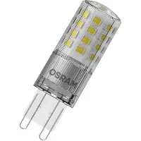 Osram LED PIN LED-Lampe aus klarfarbenem Kunststoff, mit 4.4 W für 600 lm, warmweißes Licht mit 2700 K, multicolor, Retrofit-Stecksockel G9, CRI 80, EEK D, dimmbar.