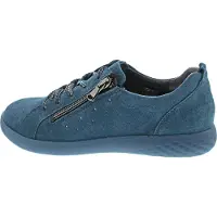 Waldlaufer Schnürhalbschuhe in blau, Gr. 5.5